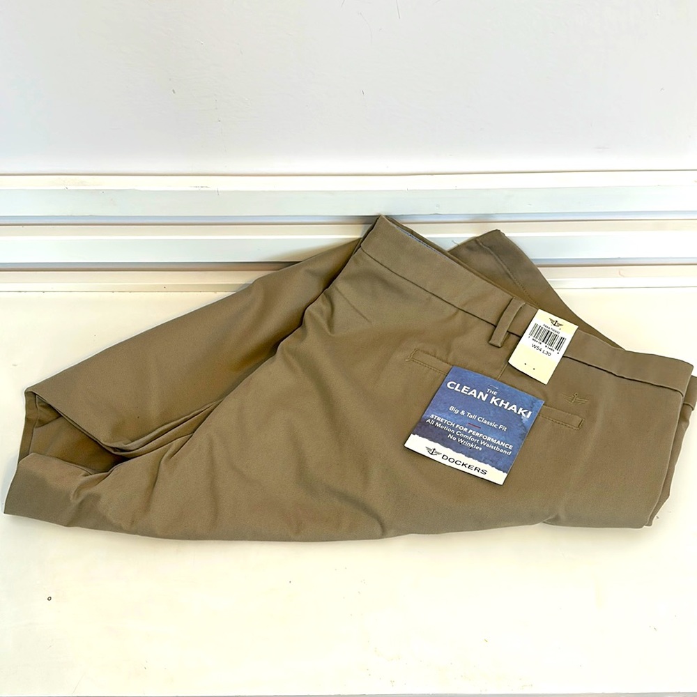 NWT Dockers Mens Big & Tall The Clean Khaki